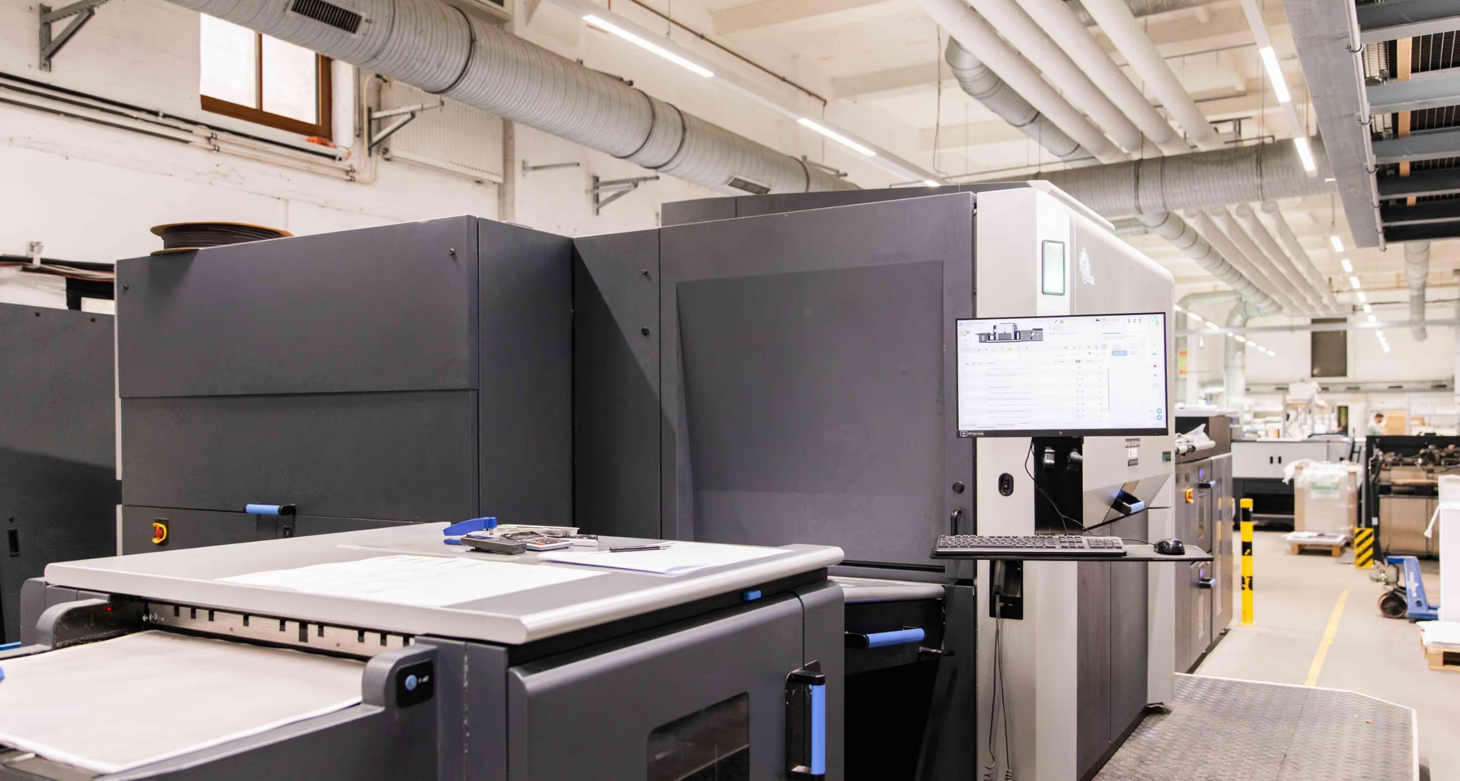 Einblick in die Druckerei von Druckwerk Berlin