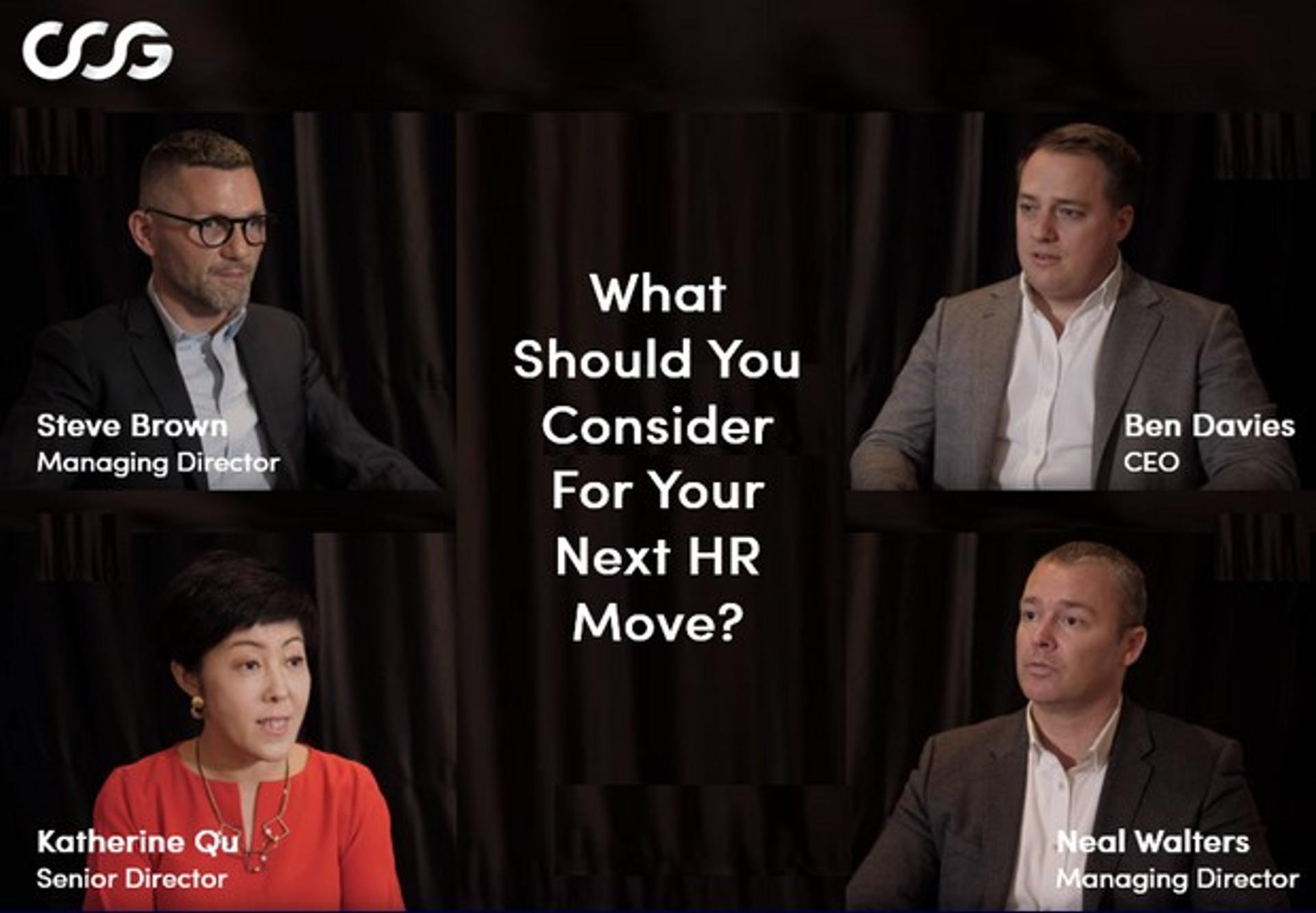 What Should You Consider for Your Next HR Move?