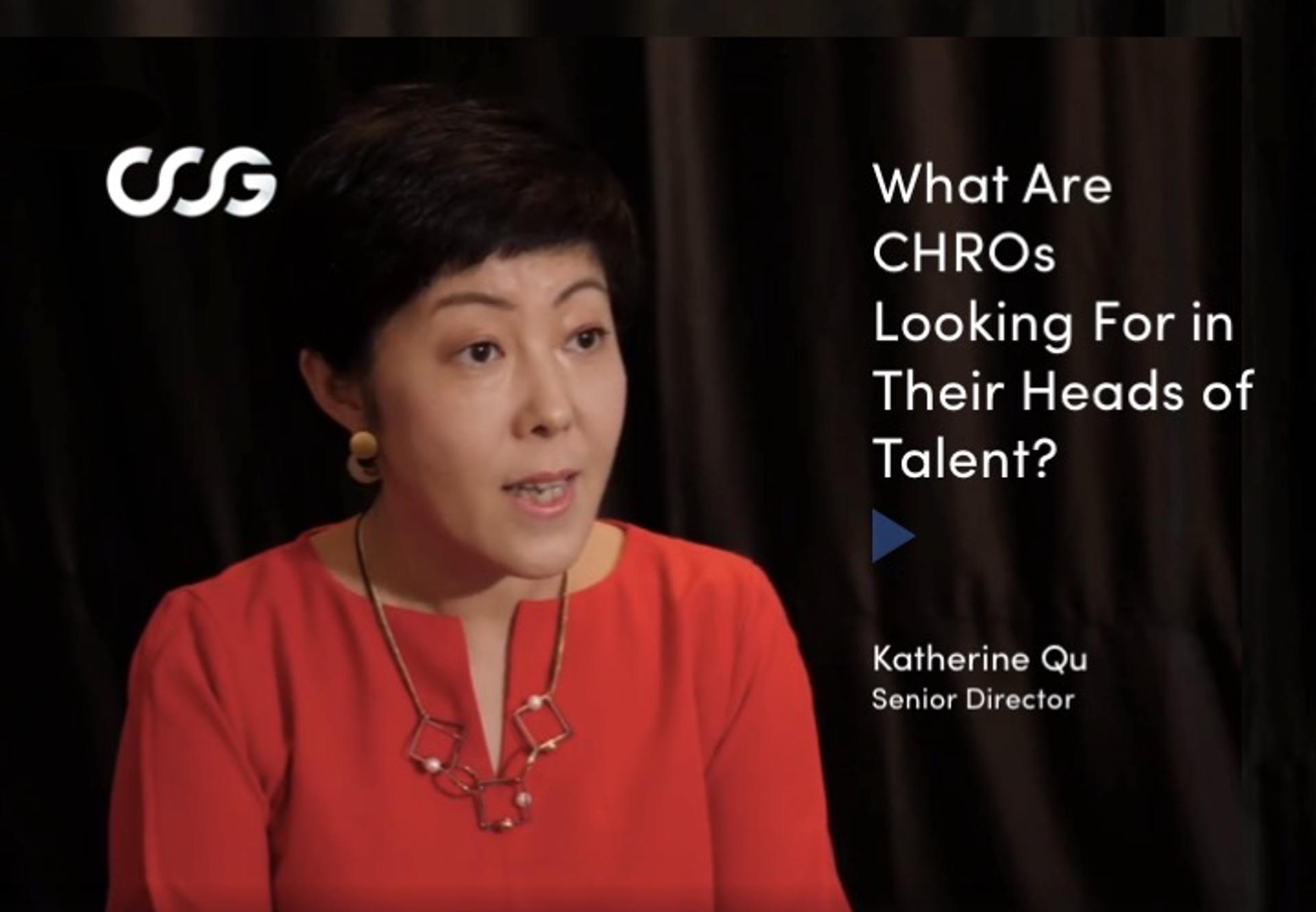 What Are CHROs Looking For in Their Heads of Talent?