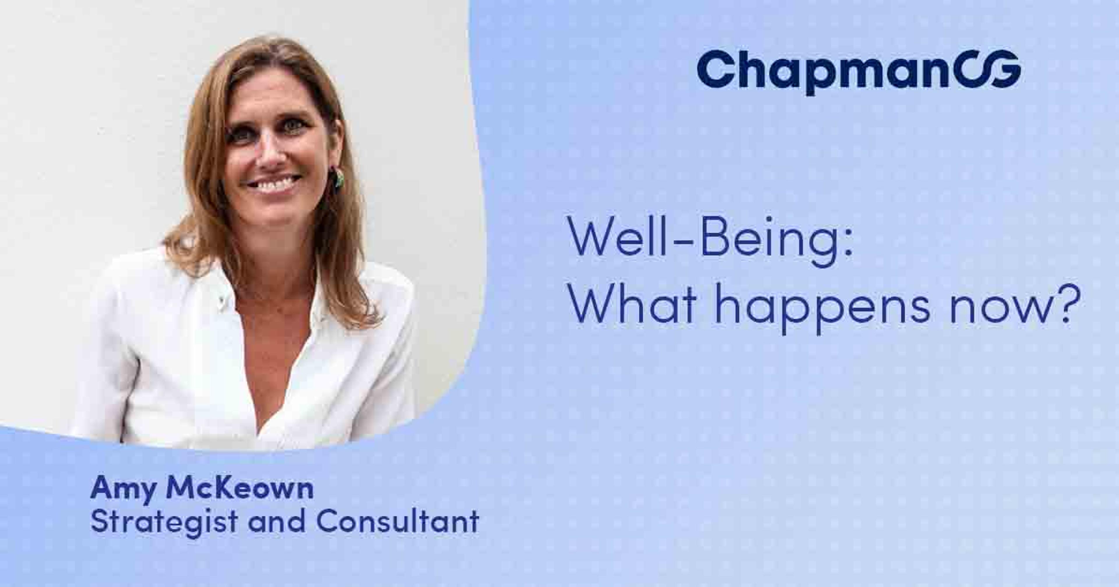 Well-Being: What happens now?