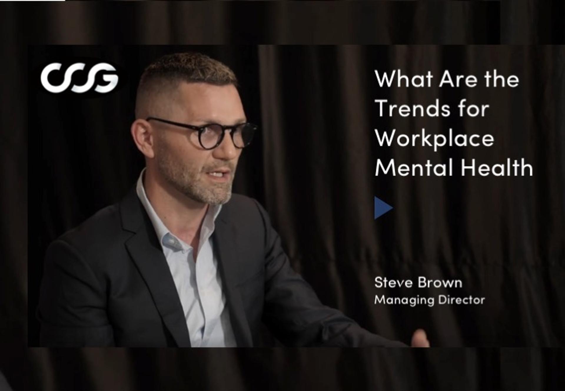 What Are the Trends for Workplace Mental Health?