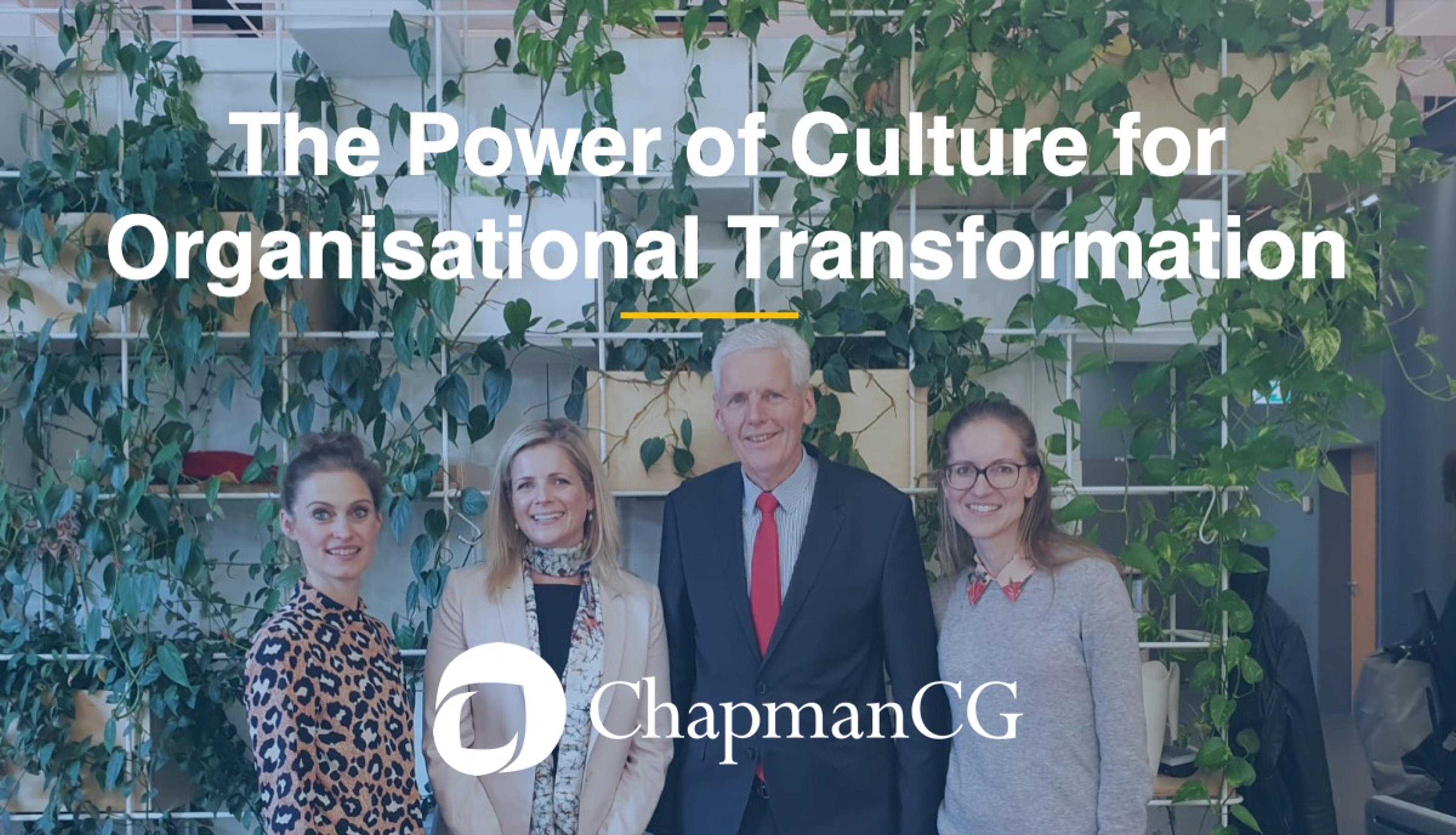 The Power of Culture for Organisational Transformation