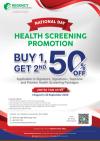 National Day Health Screening Promotion 