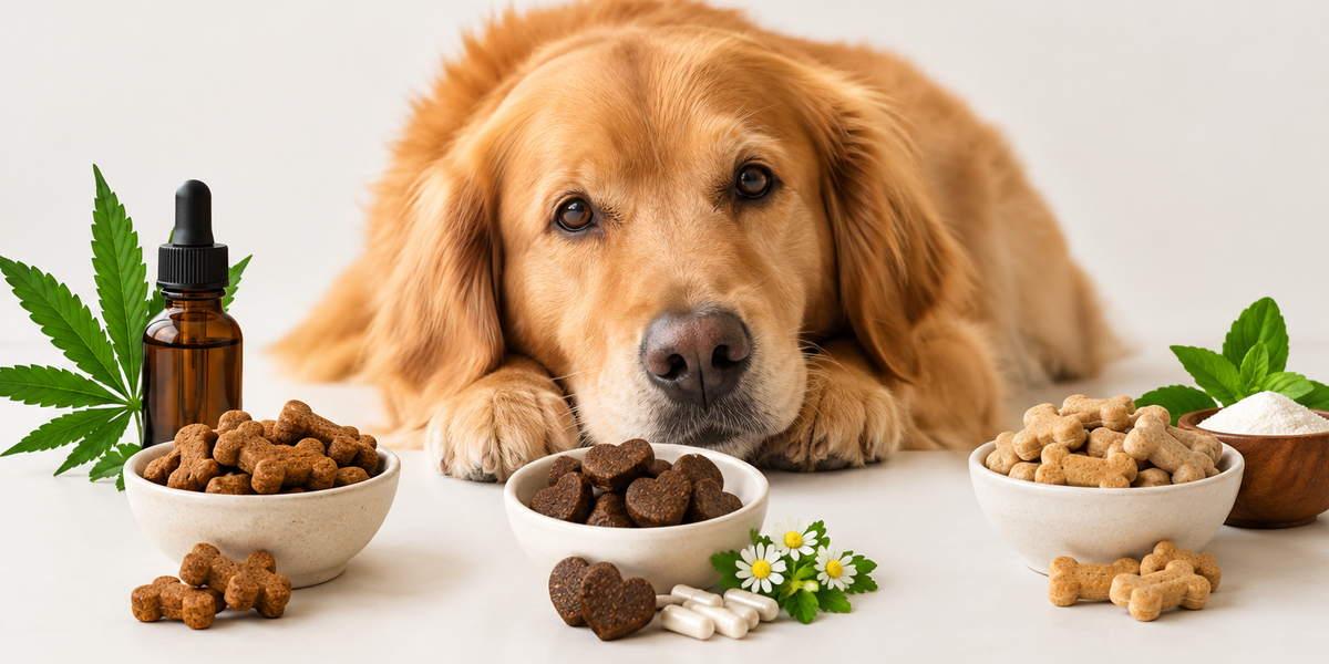 Best Calming Treats for Dogs With Anxiety 2026: CBD vs Melatonin vs L-Theanine