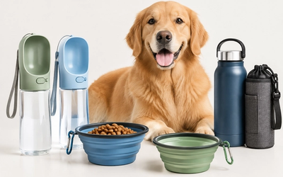 Best Portable Water Bottles and Bowls for Dogs on the Go 2026