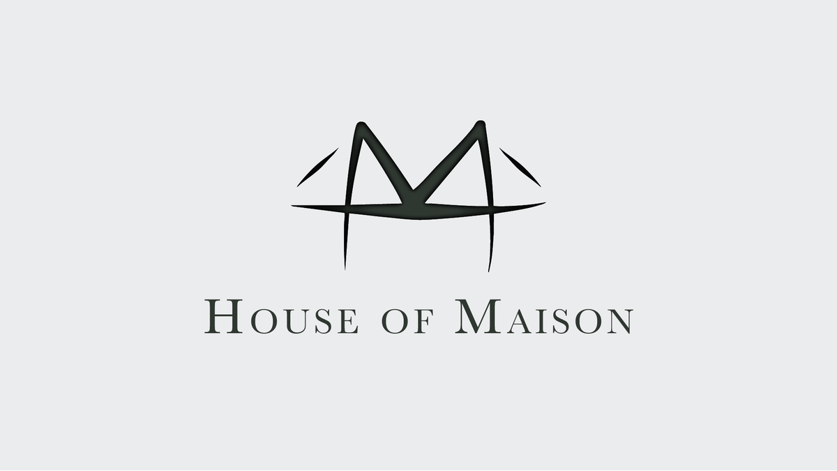 House of Maison logo, designed by BEND Creative