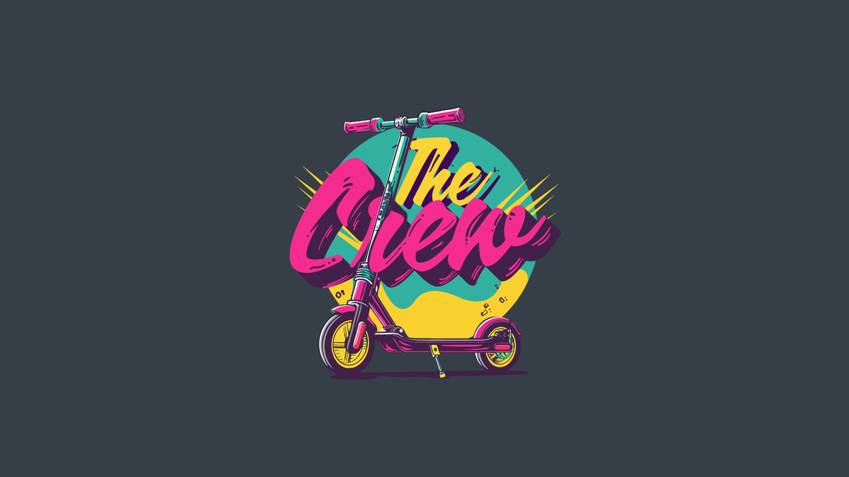 The Crew logo, designed by BEND Creative