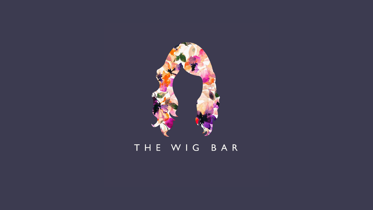 The Wig Bar logo, designed by BEND Creative