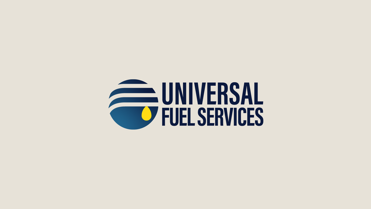 Universal Fuel Services logo, designed by BEND Creative