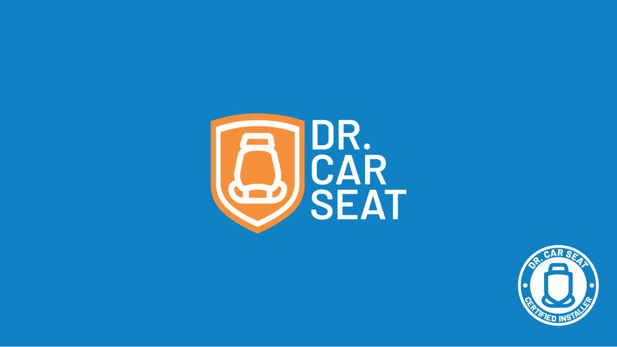 Dr. Car Seat logo, designed by BEND Creative