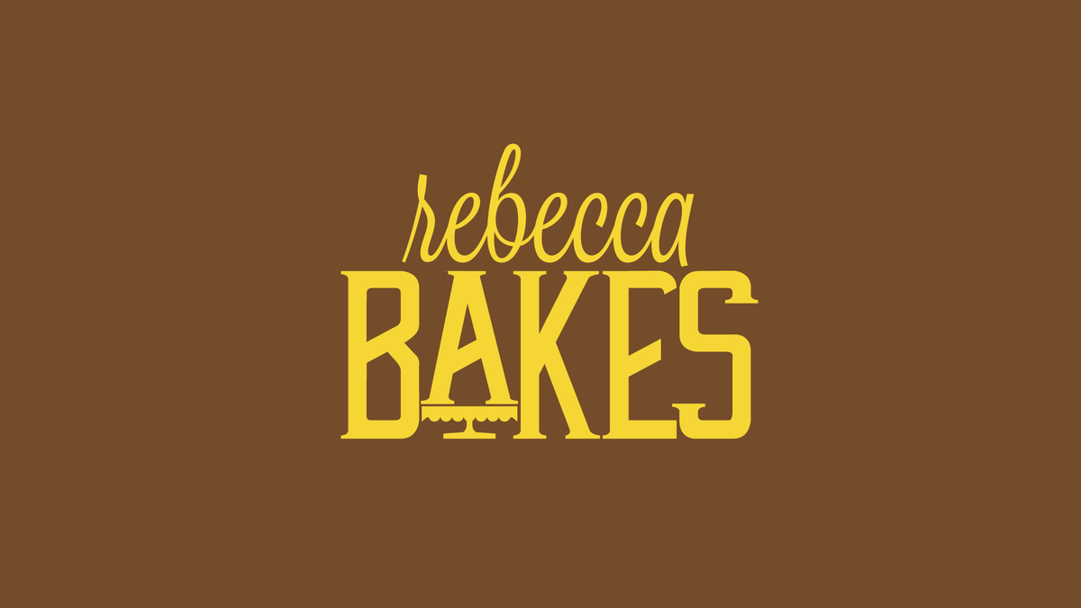 Rebecca Bakes logo, designed by BEND Creative