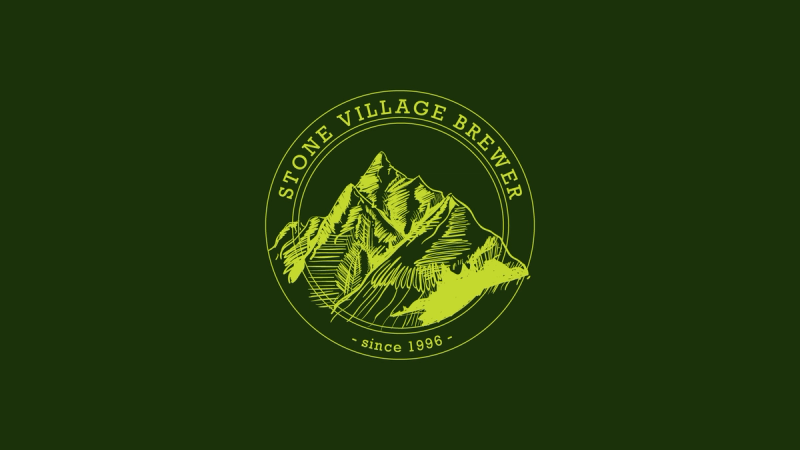 Stone Village Brewer logo, designed by BEND Creative