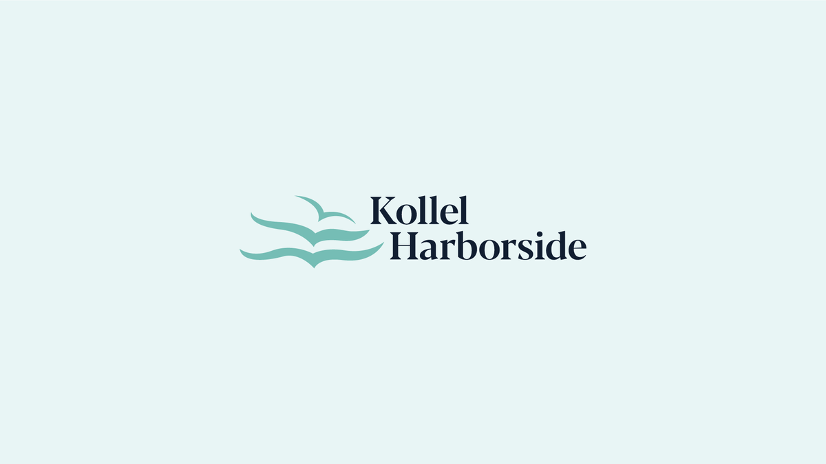 Kollel Harborside logo, designed by BEND Creative