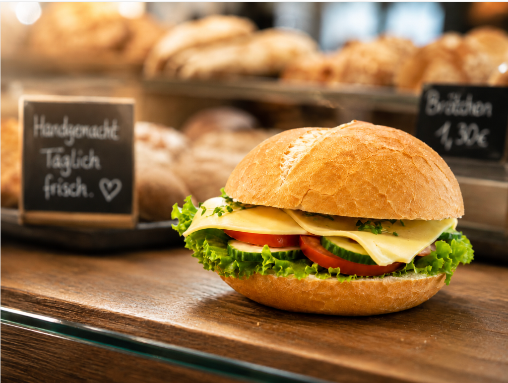 brötchen in Auslage