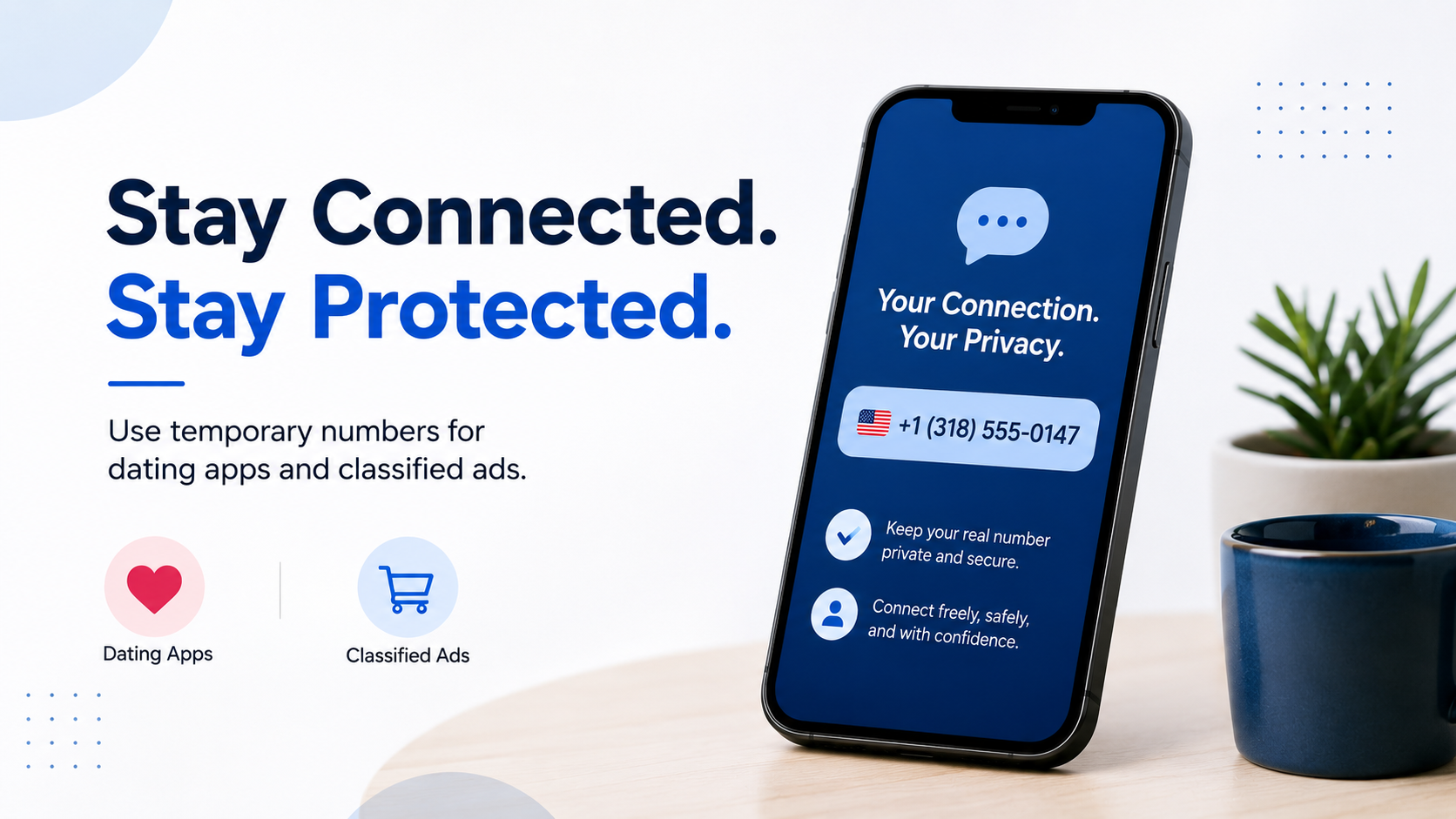 Make Safe Online Connections: Use Temporary Numbers for Dating and Classified Ads