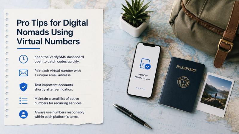 Pro Tips for Digital Nomads Using Virtual Numbers