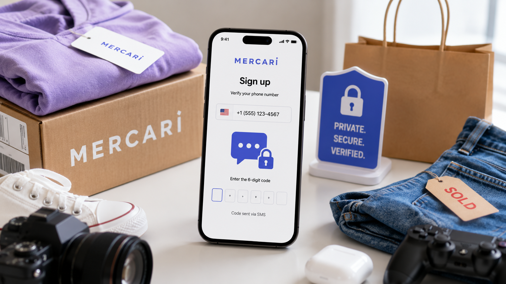 How to Set Up a Mercari Account Without a Phone Number