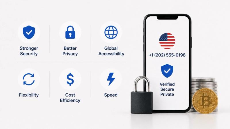Key Benefits of Using Temporary US Numbers in Crypto
