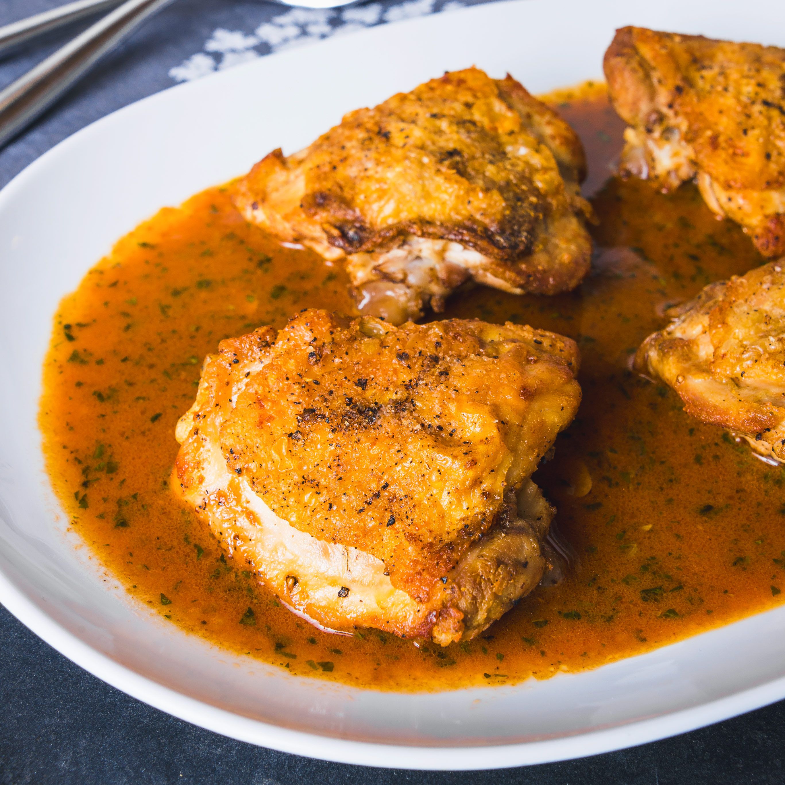 Poulet au Vinaigre (Chicken with Vinegar)