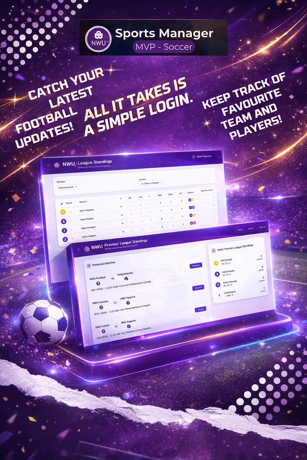 Sport manager poster