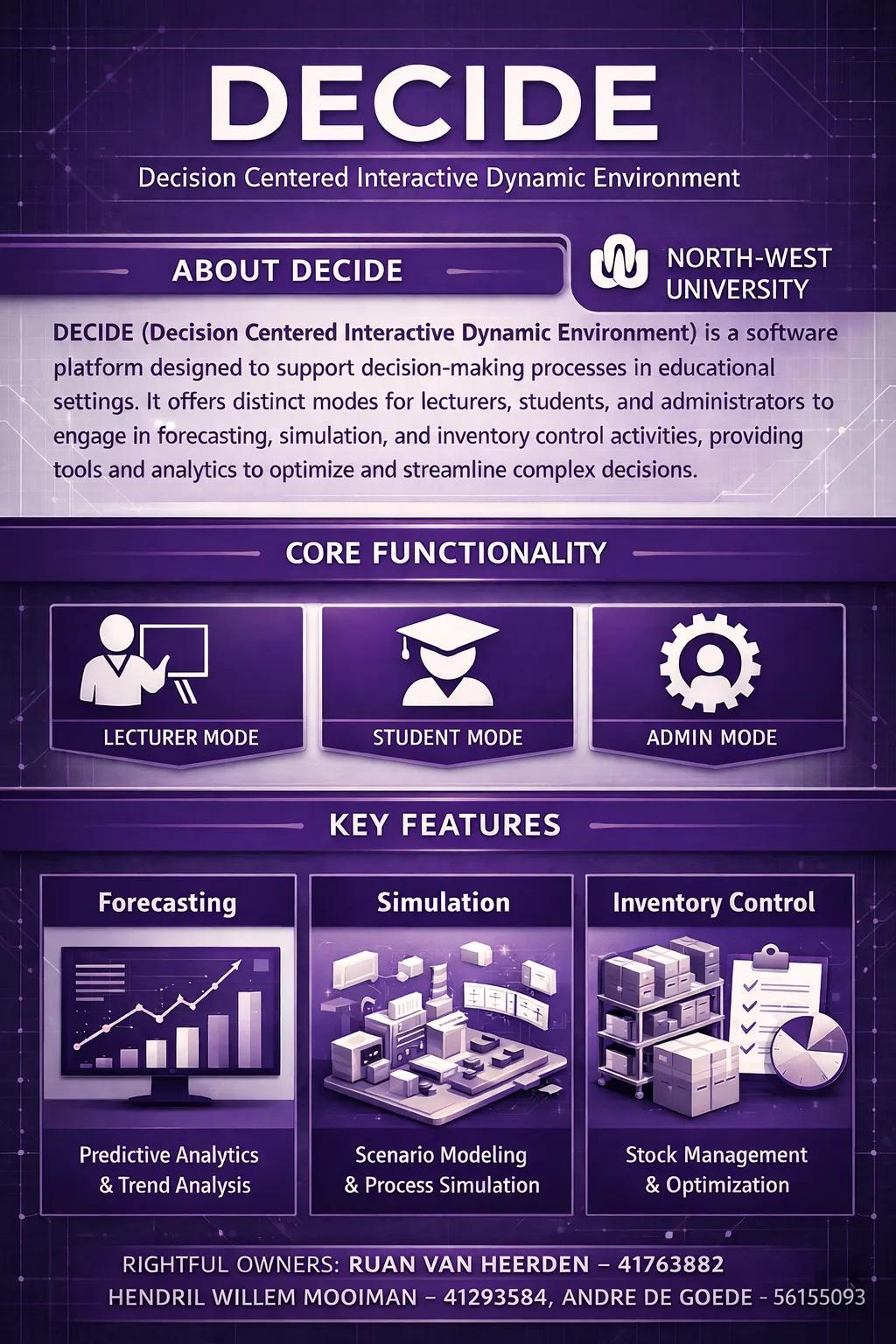 DecideDSS Poster