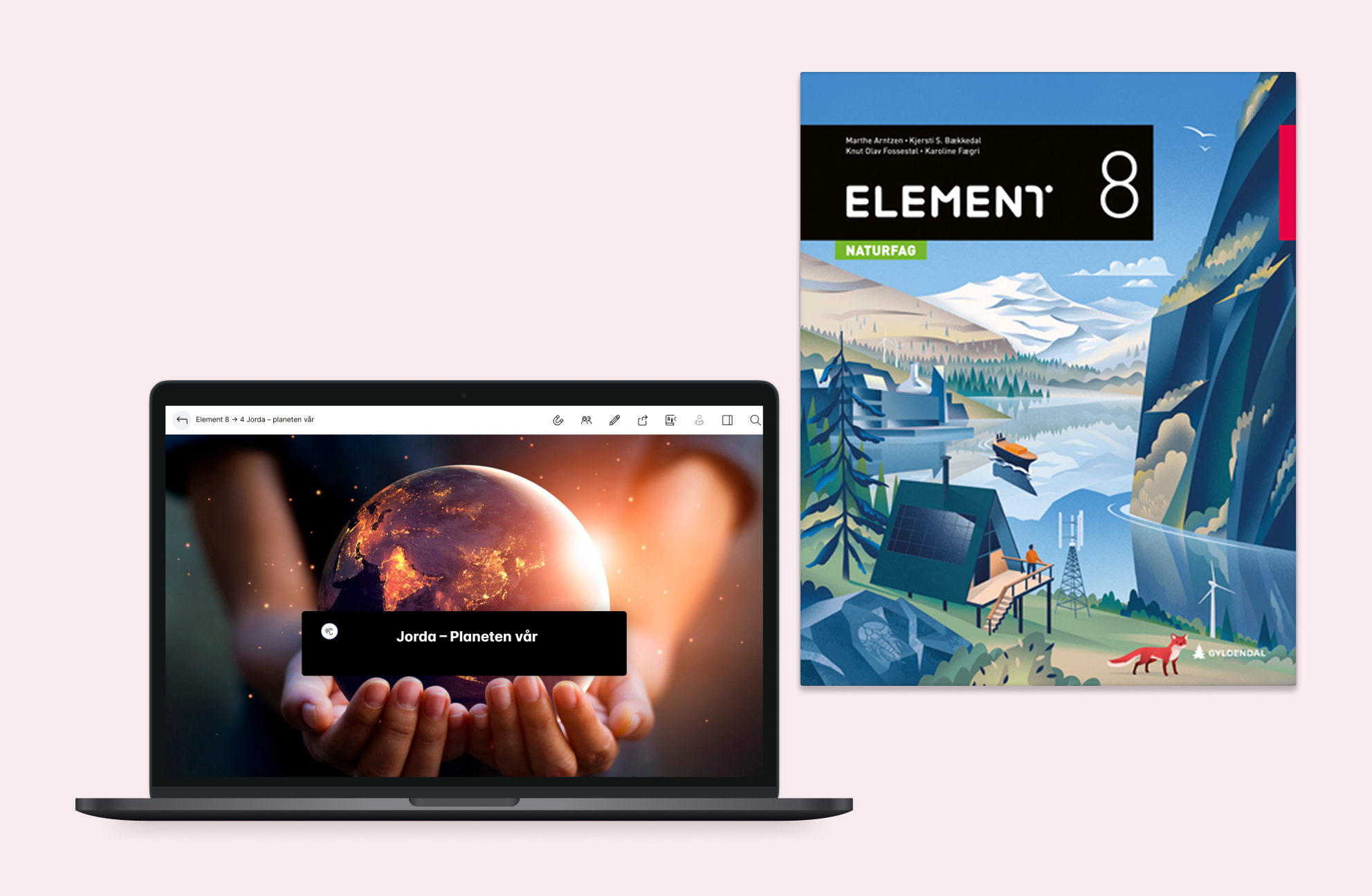 Illustrasjon, Element tilgjengelig på Pc og som bok.