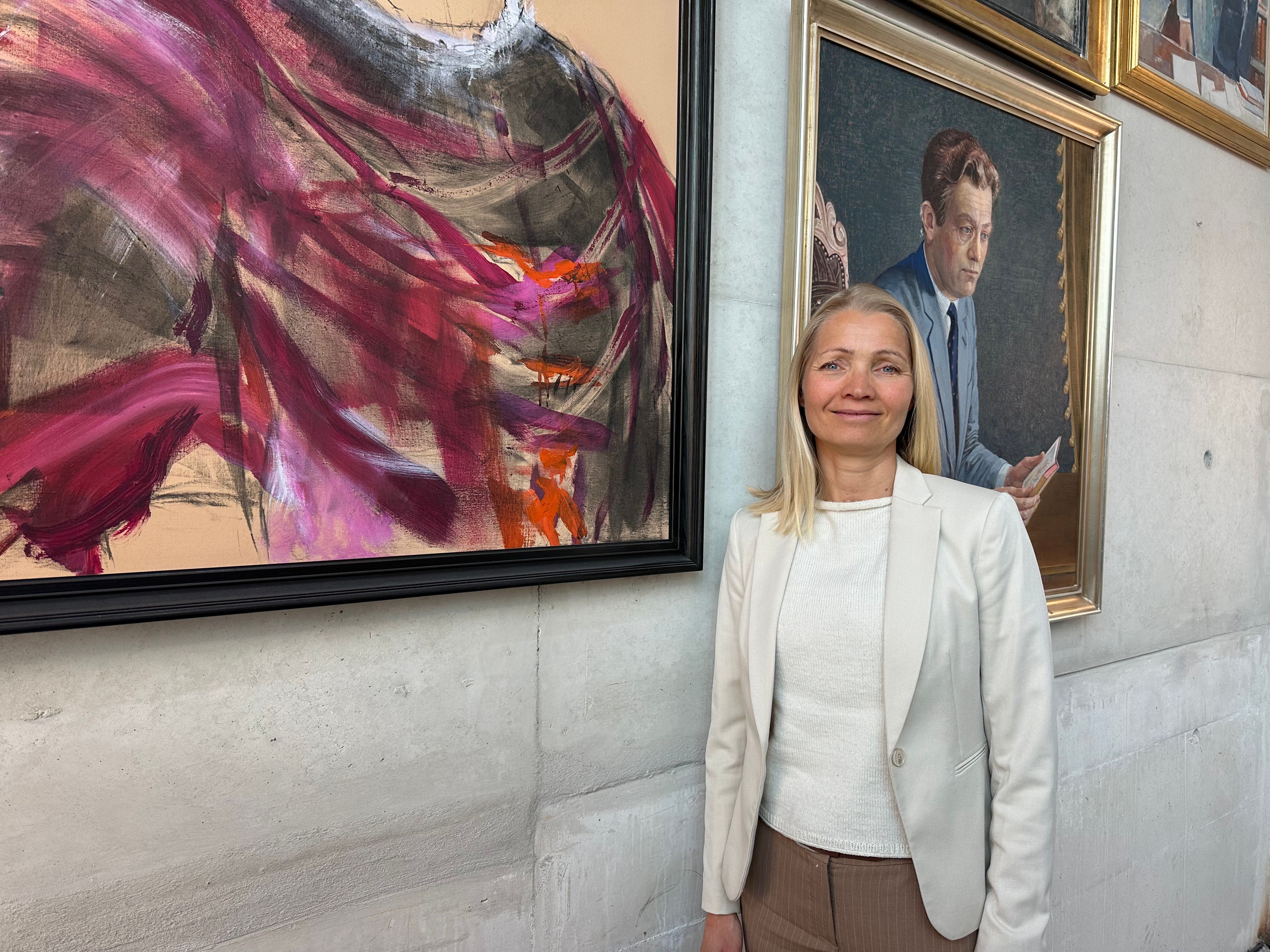 Foto av Ingrid Oos Hove, forlagssjef for innhold og akkvisisjon i Gyldendal.