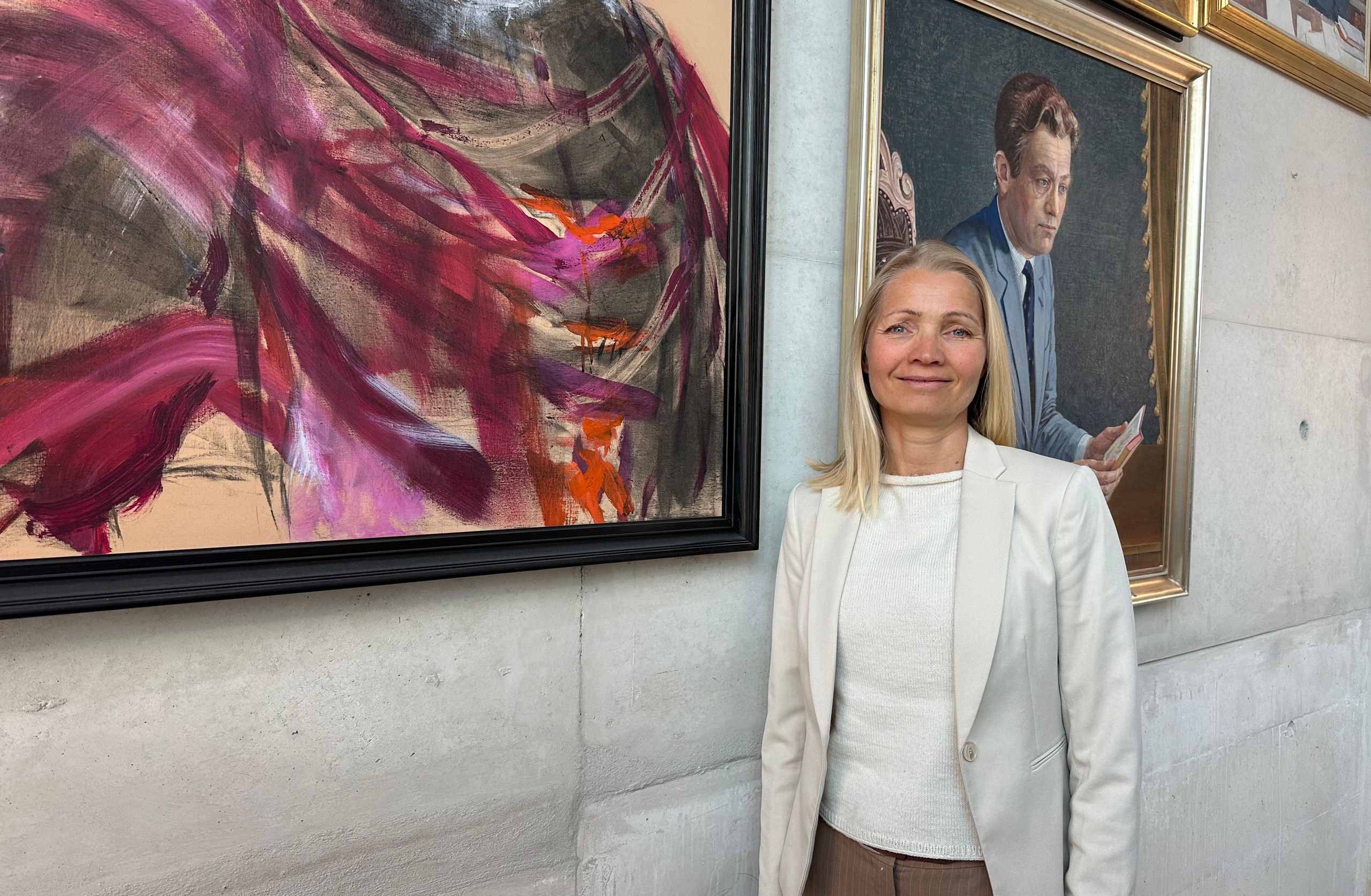 Foto av Ingrid Oos Hove, forlagssjef for innhold og akkvisisjon i Gyldendal.