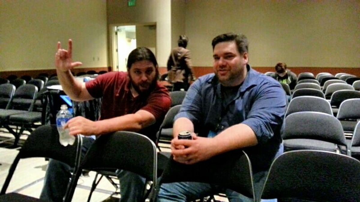 The Monkey Productions team on set