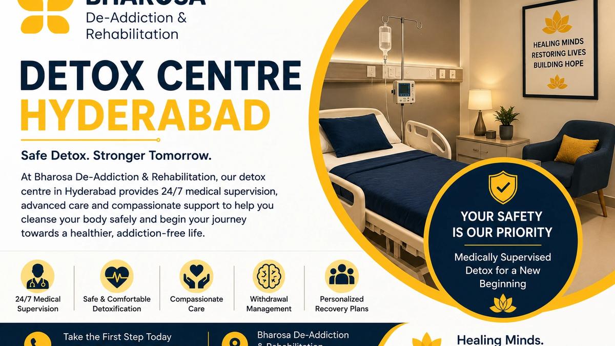Detox Centre Hyderabad | Bharosa DeAddiction