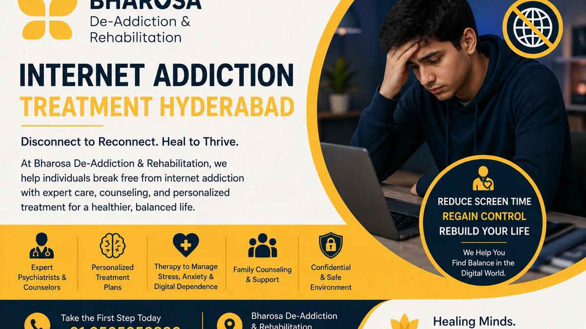 Internet Addiction Treatment Hyderabad | Bharosa DeAddiction
