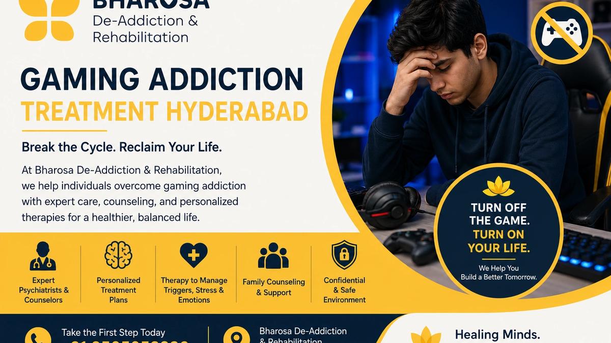 Gaming Addiction Treatment Hyderabad |Bharosa De Addcition