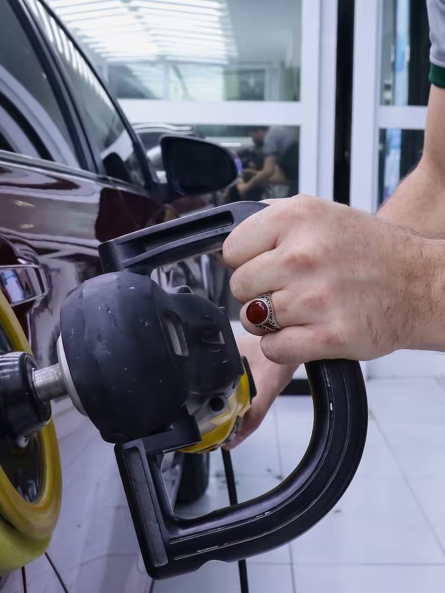 Machine polishing