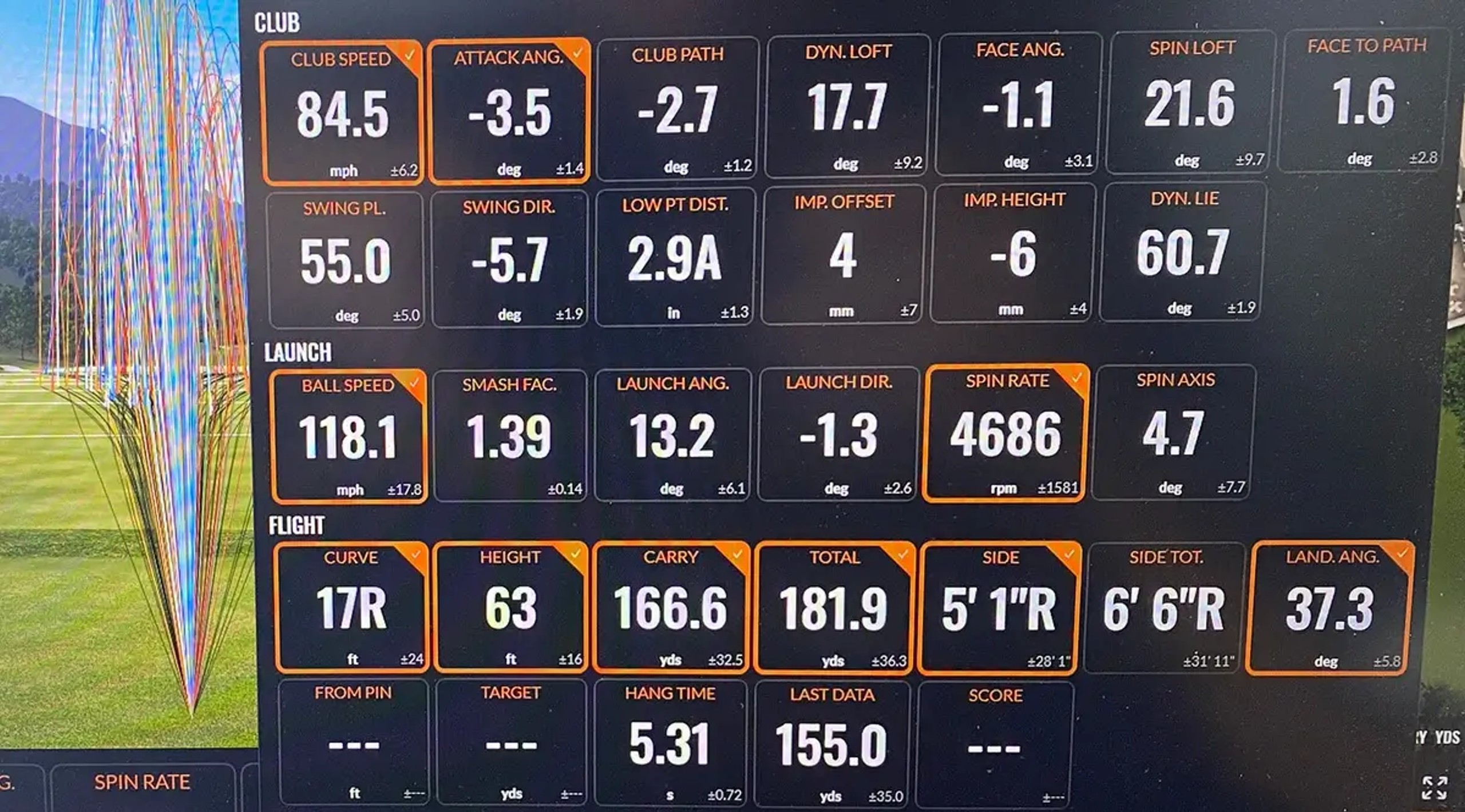 Trackman data