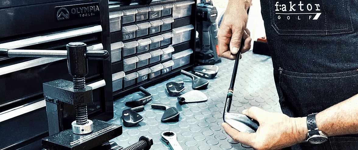 Faktor Golf custom DTC golf irons being crafted