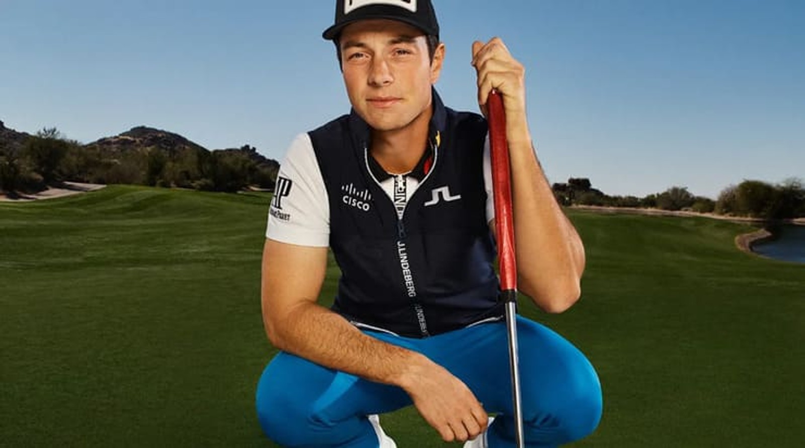 J Lindeberg golf Viktor Hovland