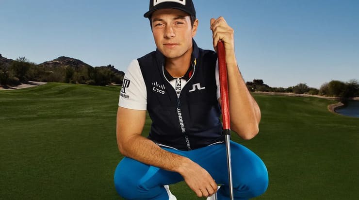 J Lindeberg golf Viktor Hovland