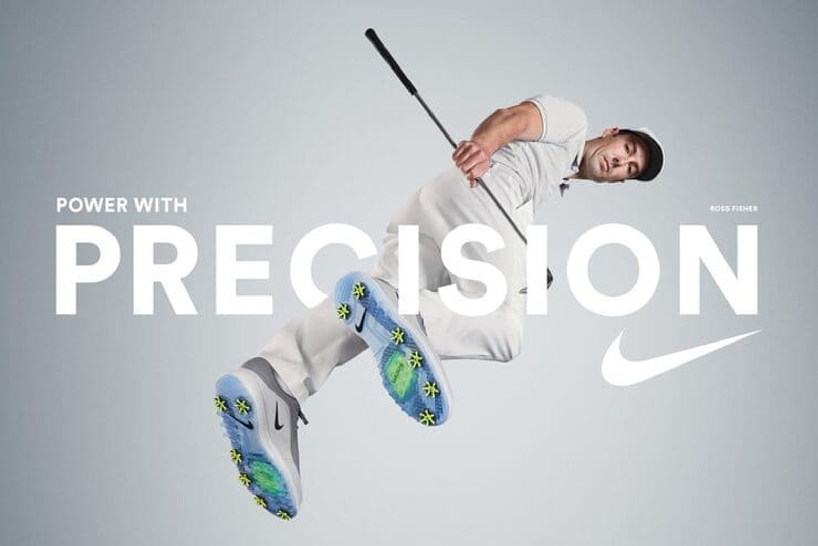 Ross Fisher wearing Nike Golf