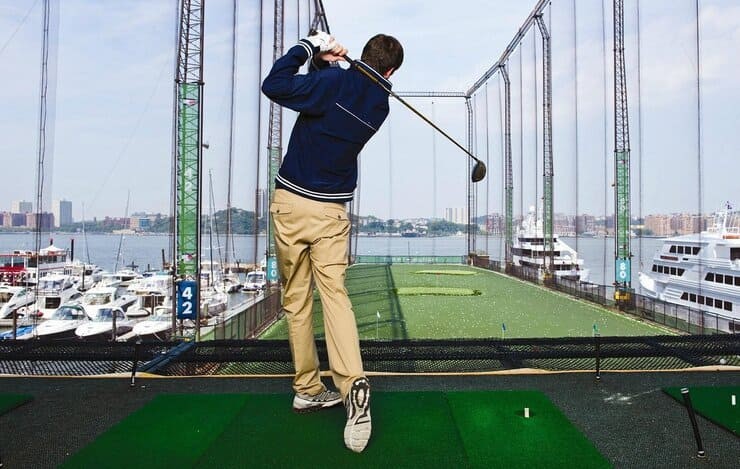 Chelsea Piers Golf Club driving range