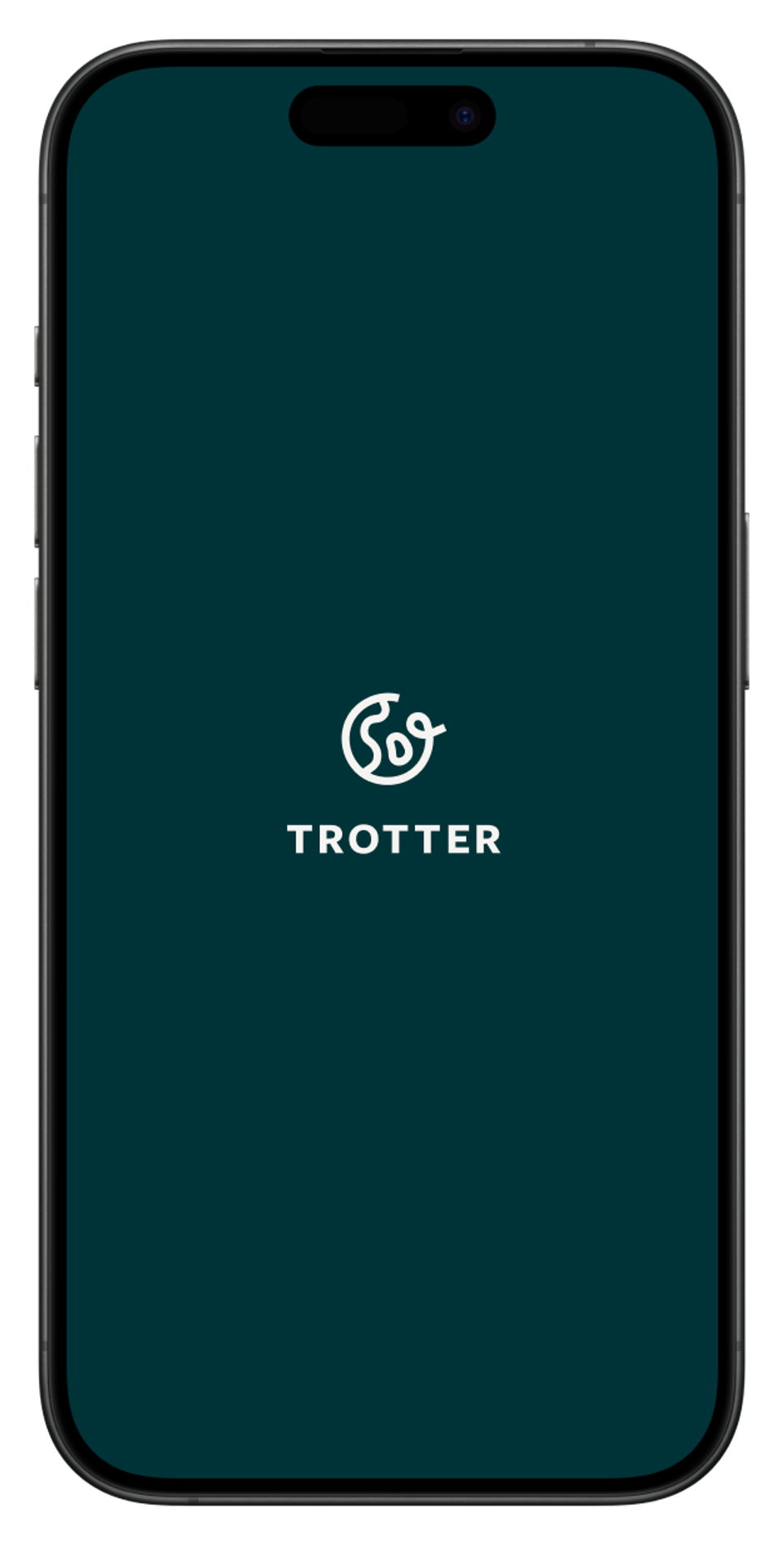 Trotter App Home Screen