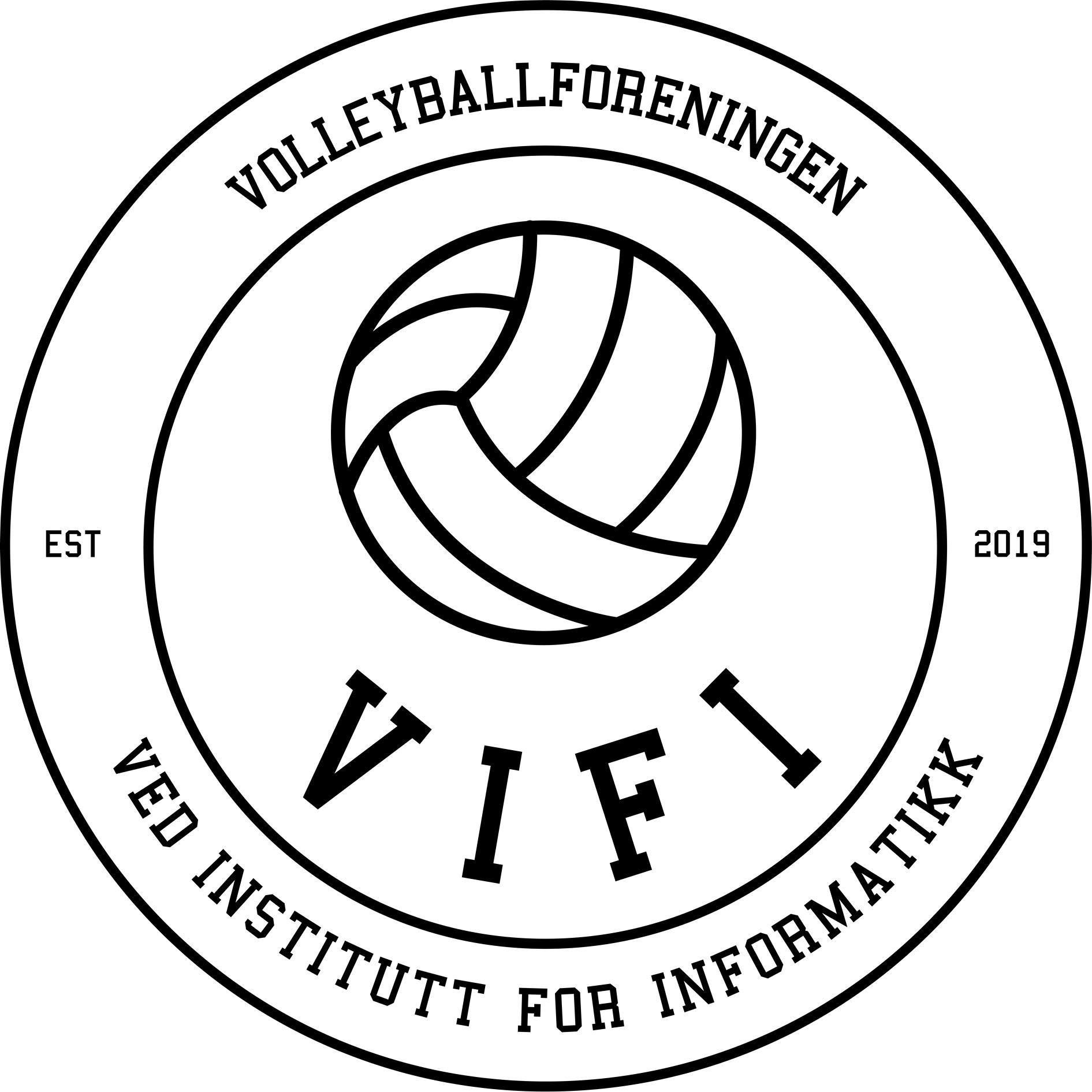 Logo for Volleyballforeningen ved institutt for informatikk