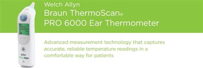 Welch Allyn Braun ThermoScan PRO Ear Thermometer