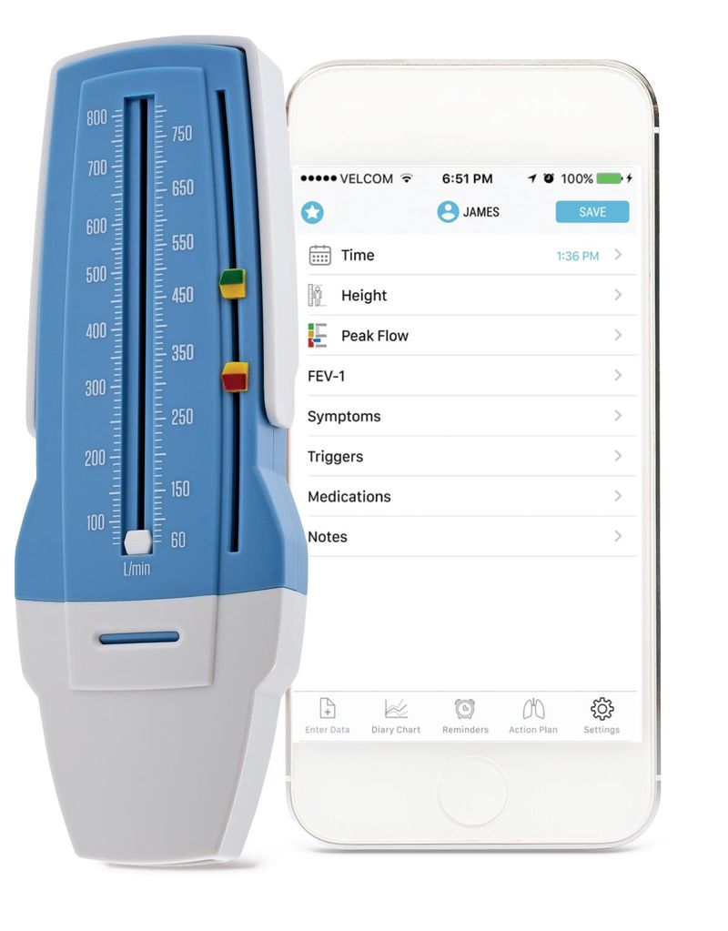 Medline Peak Flow Meter