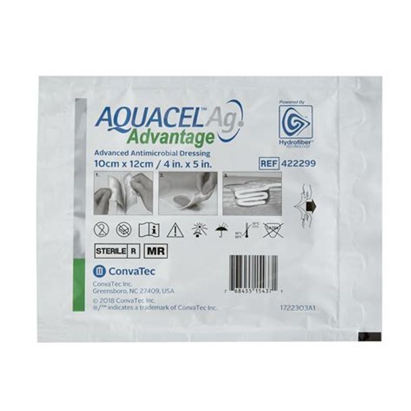 ConvaTec Aquacel Ag Advantage Antimicrobial Dressing