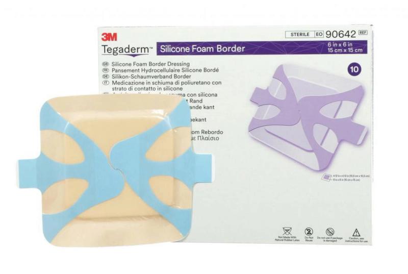 3M Tegaderm Silicone Foam Border Dressing