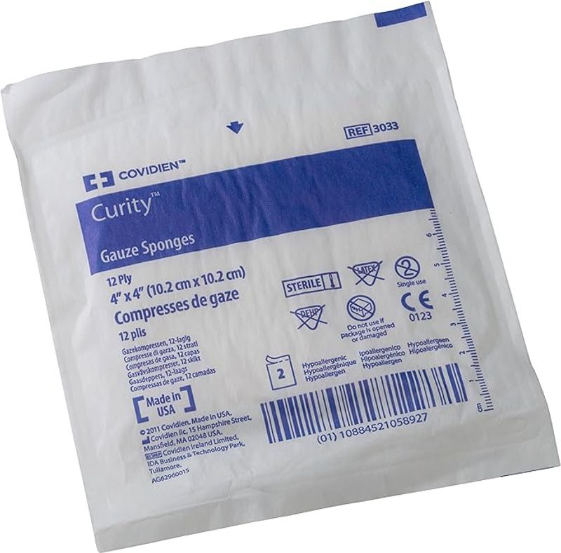 Cardinal Health Covidien Curity Gauze Sponge Sterile