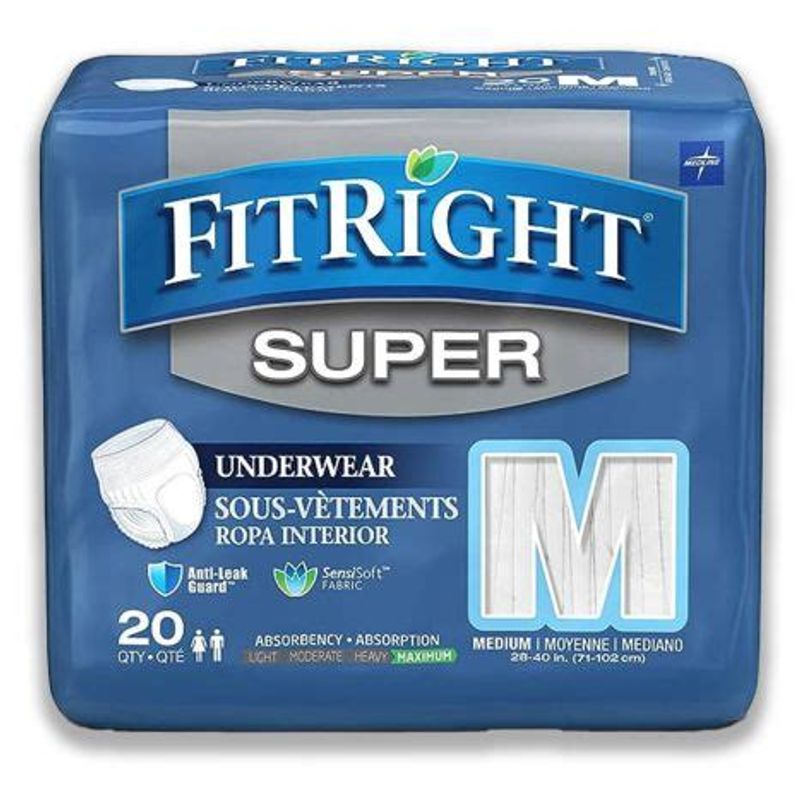 Medline FitRight Super Protective Underwear