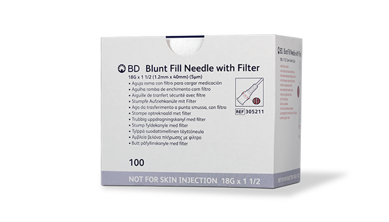BD Blunt Fill Filter Needle