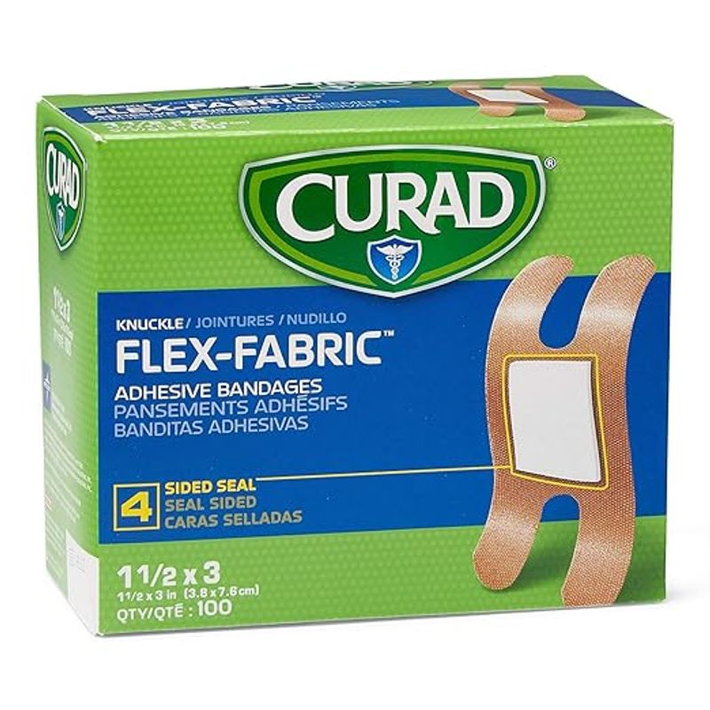 Curad Flex-Fabric Knuckle Adhesive Bandages