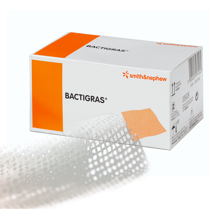 Smith+Nephew Bactigras Chlorhexidine Paraffin Gauze Dressing